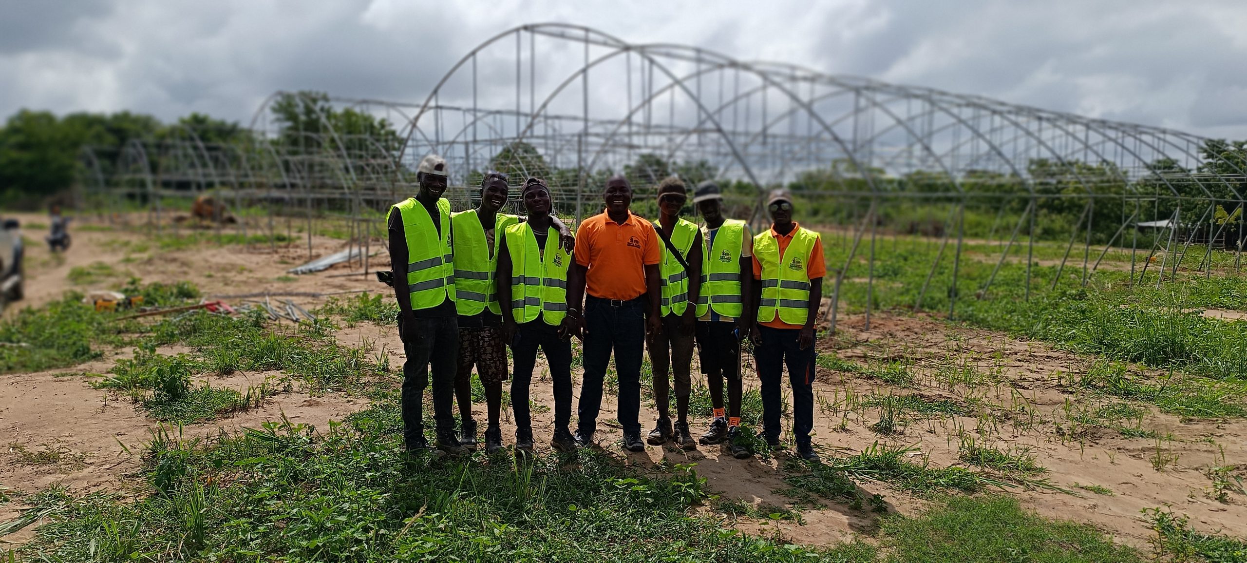 Équipe sur chantier - Constructeur de Serre
