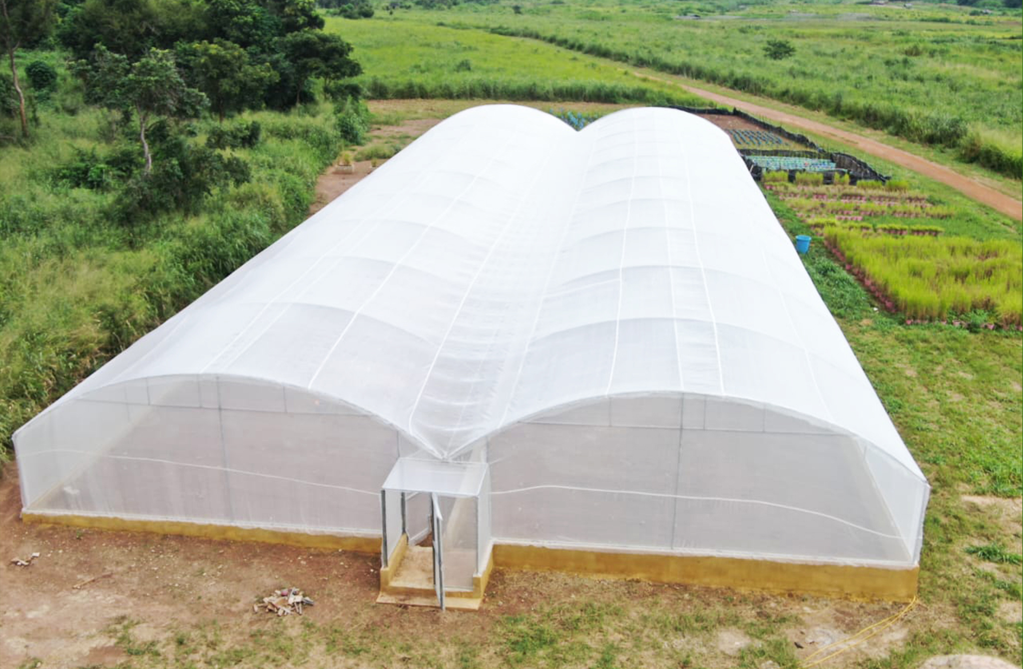 Serre doublechapelle 1000m² (Bouaké)