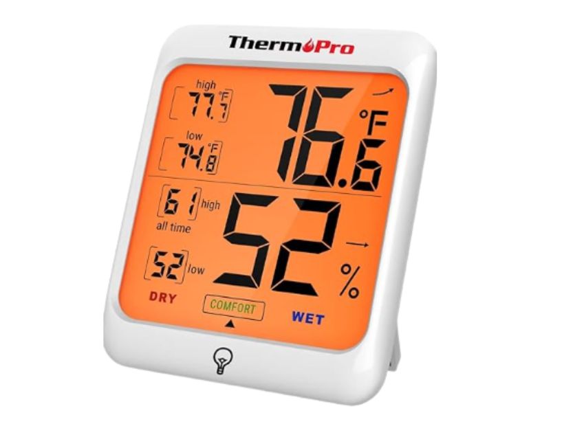 Thermo Pro pour mesurer température et humidité en serre