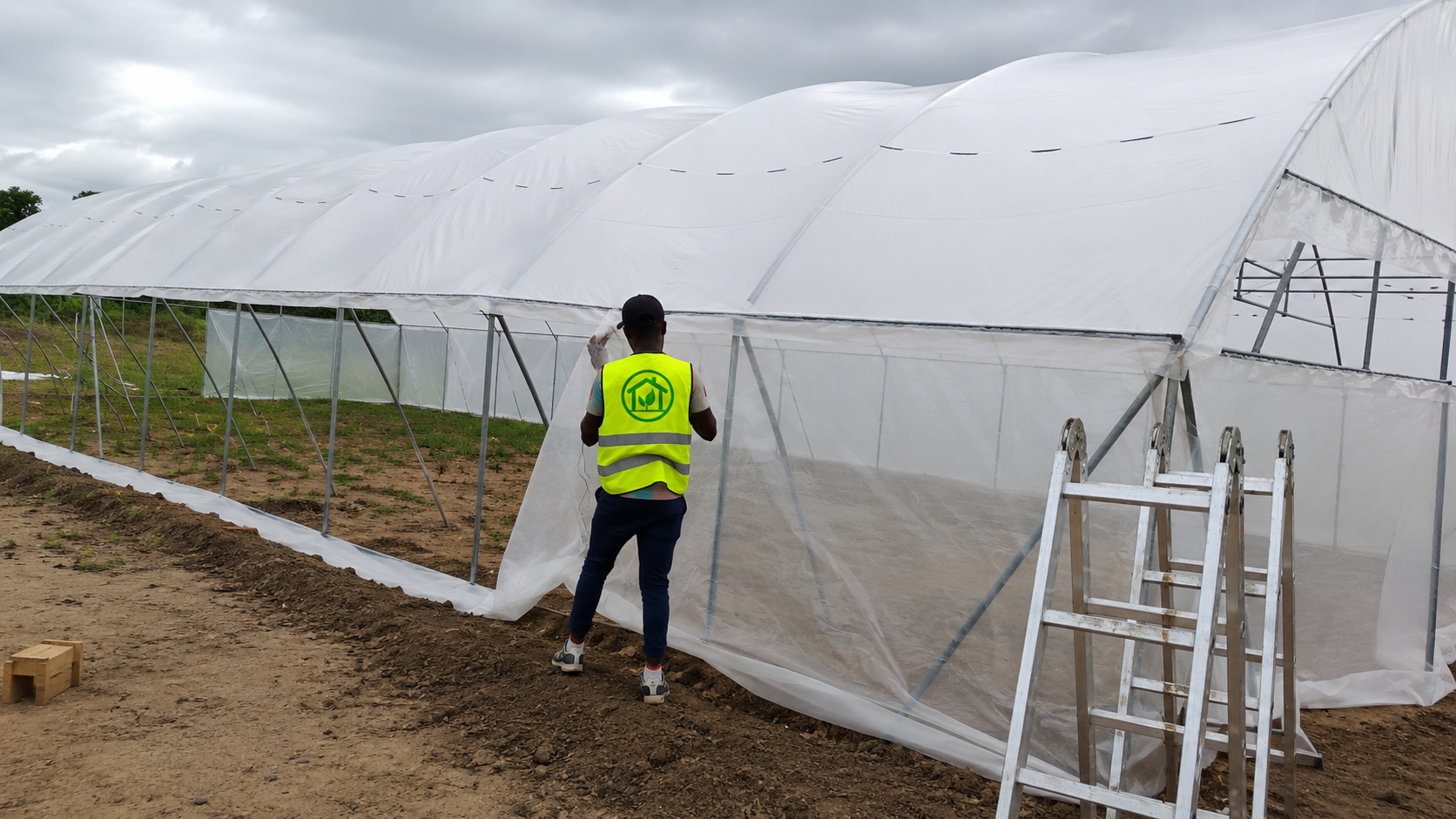 Équipe sur chantier - Constructeur de Serre